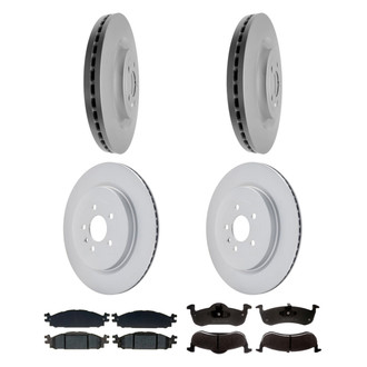 ACDelco® - Gold™ Front and Rear Brake Kit with Semi-Metallic Pads