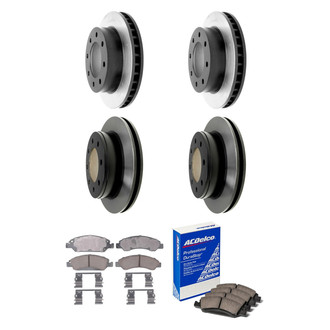 ACDelco® - Gold™ Front and Rear Brake Kit with Ceramic Pads