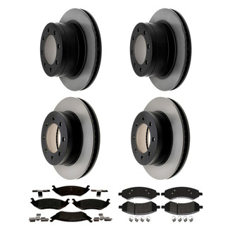 ACDelco® - Gold™ Front and Rear Brake Kit with Semi-Metallic Pads