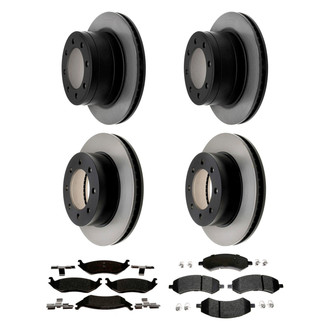 ACDelco® - Gold™ Front and Rear Brake Kit with Semi-Metallic Pads