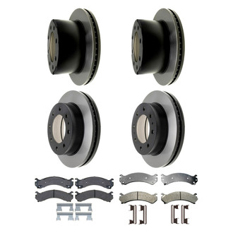 ACDelco® - Gold™ Front and Rear Brake Kit with Semi-Metallic Pads