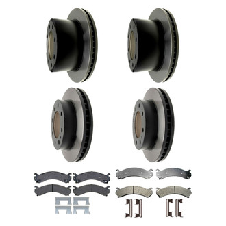 ACDelco® - Gold™ Front and Rear Brake Kit with Semi-Metallic Pads