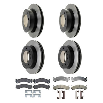 ACDelco® - Gold™ Front and Rear Brake Kit with Semi-Metallic Pads