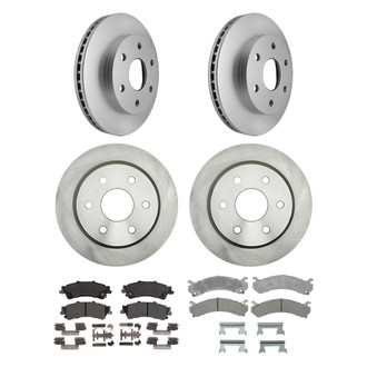 ACDelco® - Silver™ Front and Rear Brake Kit with Semi-Metallic Pads