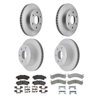 ACDelco® - Silver™ Front and Rear Brake Kit with Semi-Metallic Pads
