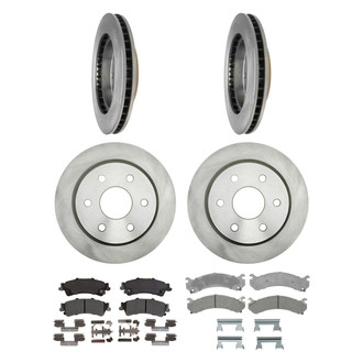 ACDelco® - Silver™ Front and Rear Brake Kit with Semi-Metallic Pads