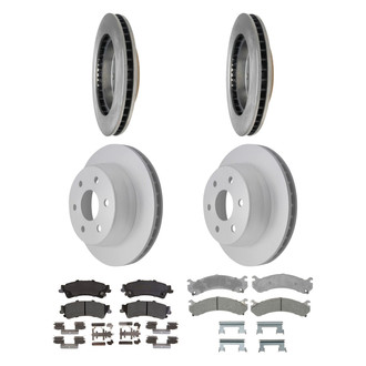 ACDelco® - Silver™ Front and Rear Brake Kit with Semi-Metallic Pads