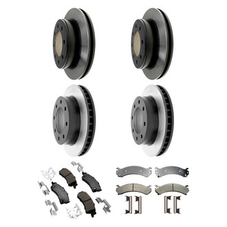 ACDelco® - Gold™ Front and Rear Brake Kit with Semi-Metallic Pads