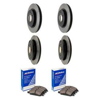 ACDelco® - Gold™ Front and Rear Brake Kit with Ceramic Pads