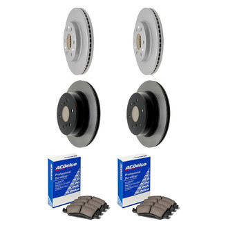 ACDelco® - Gold™ Front and Rear Brake Kit with Ceramic Pads