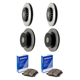 ACDelco® - Gold™ Front and Rear Brake Kit with Ceramic Pads