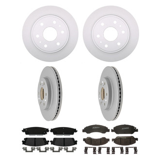 ACDelco® - Gold™ Front and Rear Brake Kit with Semi-Metallic Pads