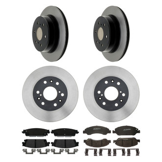 ACDelco® - Gold™ Front and Rear Brake Kit with Semi-Metallic Pads