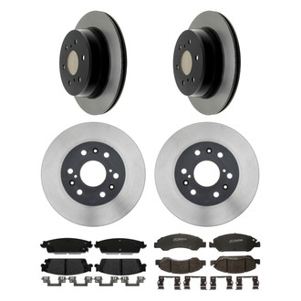 ACDelco® - Gold™ Front and Rear Brake Kit with Semi-Metallic Pads