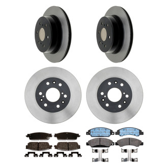 ACDelco® - Gold™ Front and Rear Brake Kit with Semi-Metallic Pads
