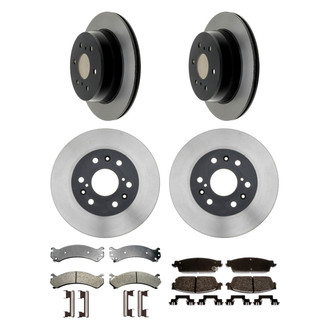 ACDelco® - Gold™ Front and Rear Brake Kit with Semi-Metallic Pads