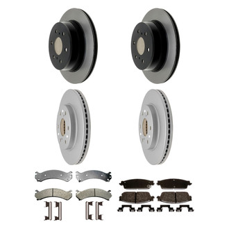 ACDelco® - Gold™ Front and Rear Brake Kit with Semi-Metallic Pads