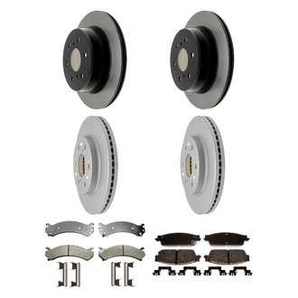 ACDelco® - Gold™ Front and Rear Brake Kit with Semi-Metallic Pads