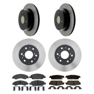 ACDelco® - Gold™ Front and Rear Brake Kit with Semi-Metallic Pads