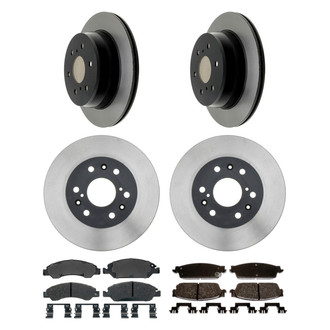 ACDelco® - Gold™ Front and Rear Brake Kit with Semi-Metallic Pads