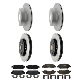 ACDelco® - Gold™ Front and Rear Brake Kit with Semi-Metallic Pads