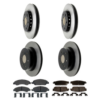ACDelco® - Gold™ Front and Rear Brake Kit with Semi-Metallic Pads