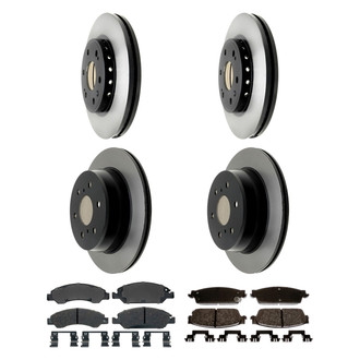 ACDelco® - Gold™ Front and Rear Brake Kit with Semi-Metallic Pads