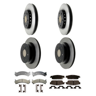 ACDelco® - Gold™ Front and Rear Brake Kit with Semi-Metallic Pads