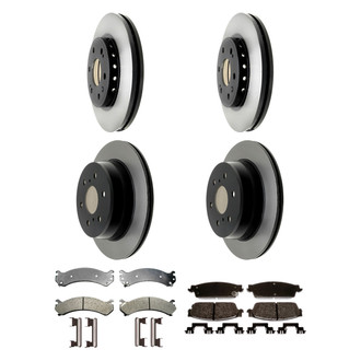 ACDelco® - Gold™ Front and Rear Brake Kit with Semi-Metallic Pads