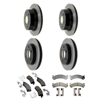 ACDelco® - Gold™ Front and Rear Brake Kit with Semi-Metallic Pads