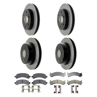 ACDelco® - Gold™ Front and Rear Brake Kit with Semi-Metallic Pads