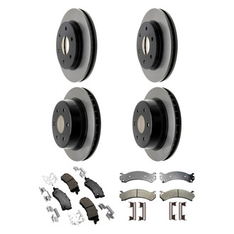 ACDelco® - Gold™ Front and Rear Brake Kit with Semi-Metallic Pads