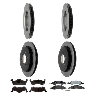 ACDelco® - Gold™ Front and Rear Brake Kit with Semi-Metallic Pads