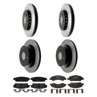 ACDelco® - Gold™ Front and Rear Brake Kit with Semi-Metallic Pads