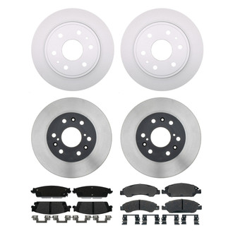 ACDelco® - Gold™ Front and Rear Brake Kit with Semi-Metallic Pads