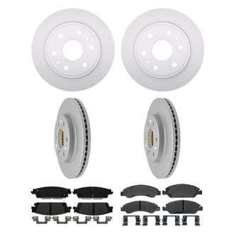 ACDelco® - Gold™ Front and Rear Brake Kit with Semi-Metallic Pads