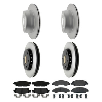 ACDelco® - Gold™ Front and Rear Brake Kit with Semi-Metallic Pads
