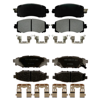 ACDelco® - Silver™ Ceramic Front and Rear Disc Brake Pad Set