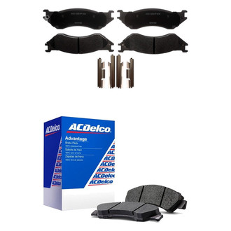 ACDelco® - Silver™ Semi-Metallic Front and Rear Disc Brake Pad Set