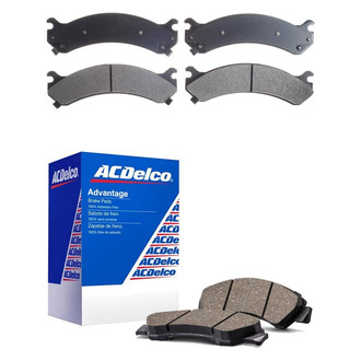 ACDelco® - Silver™ Ceramic Front and Rear Disc Brake Pad Set