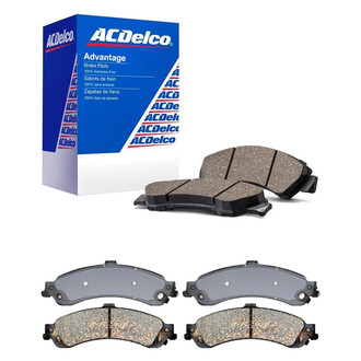 ACDelco® - Silver™ Ceramic Front and Rear Disc Brake Pad Set