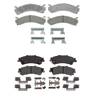 ACDelco® - Silver™ Semi-Metallic Front and Rear Disc Brake Pad Set
