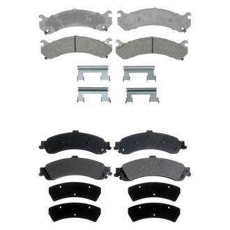 ACDelco® - Silver™ Semi-Metallic Front and Rear Disc Brake Pad Set