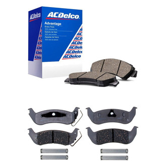 ACDelco® - Silver™ Ceramic Front and Rear Disc Brake Pad Set