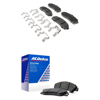 ACDelco® - Silver™ Semi-Metallic Front and Rear Disc Brake Pad Set