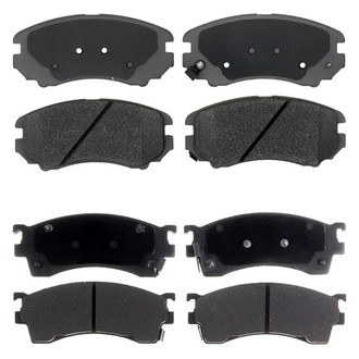 ACDelco® - Silver™ Ceramic Front and Rear Disc Brake Pad Set