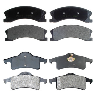 ACDelco® - Silver™ Semi-Metallic Front and Rear Disc Brake Pad Set
