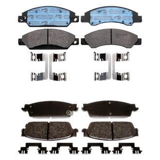 ACDelco® - Gold™ Semi-Metallic Front and Rear Disc Brake Pad Set