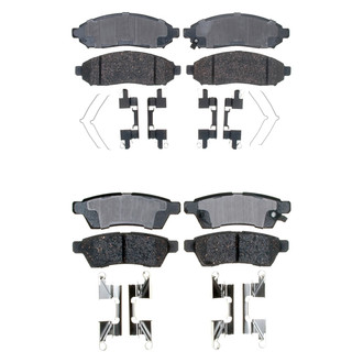 ACDelco® - Gold™ Ceramic Front and Rear Disc Brake Pad Set