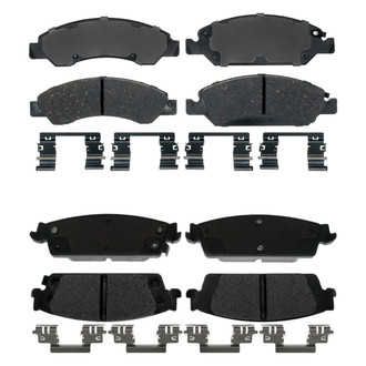 ACDelco® - Gold™ Semi-Metallic Front and Rear Disc Brake Pad Set